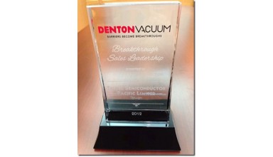 榮獲 DENTON VACUUM 2012 年 breakthrough sales leadership !
