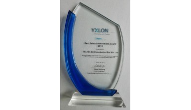 榮獲 Yxlon 2014 年 Best Sales Achievement